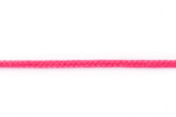 Baumwollkordel, Doppelgewebe, 5 mm, pink, 0,5 m